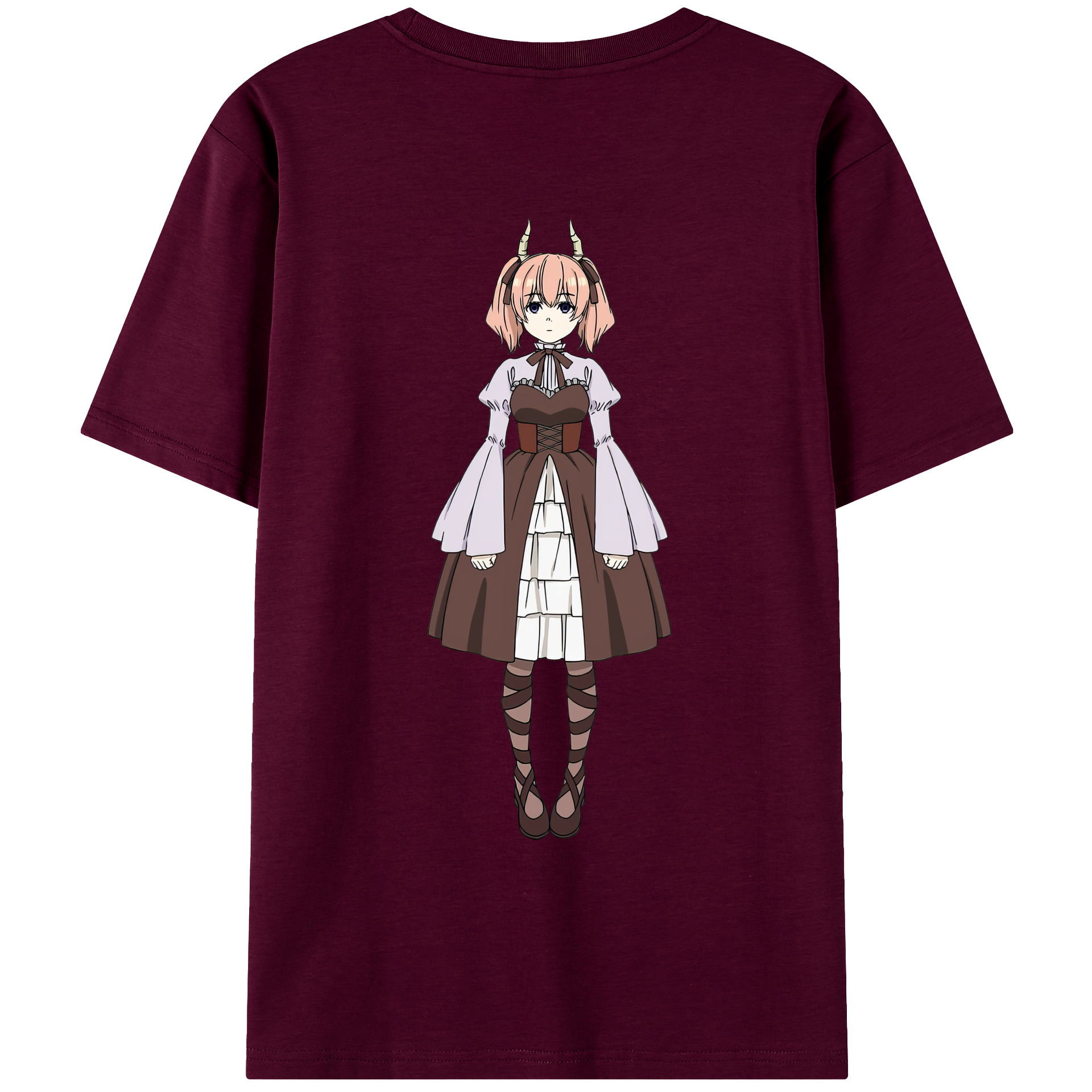 （画像用） 葬送のフリーレン Frieren レディース半袖Tシャツ(バックプリント)